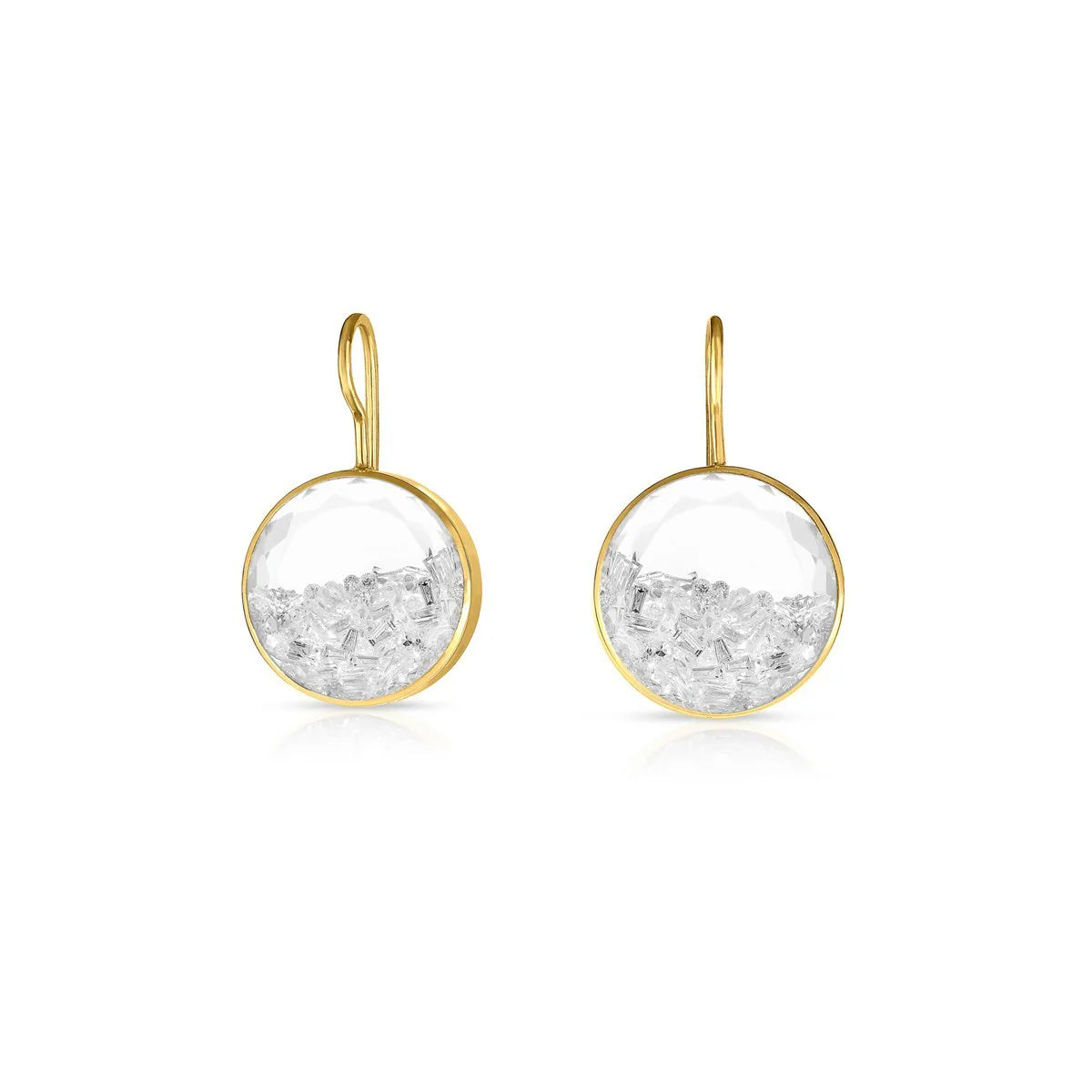 Core 12 Earrings in Yellow Gold