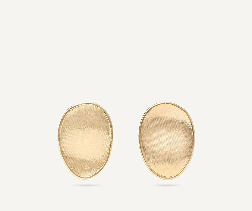 Petal Stud Earrings in Yellow Gold