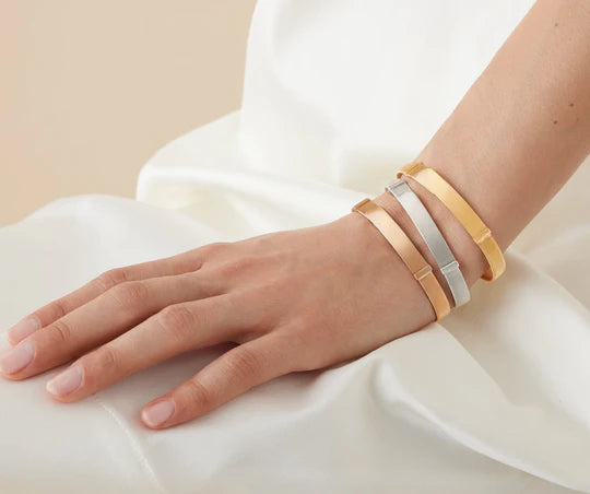 Masai Coil Bangle Bracelet in Yellow Gold