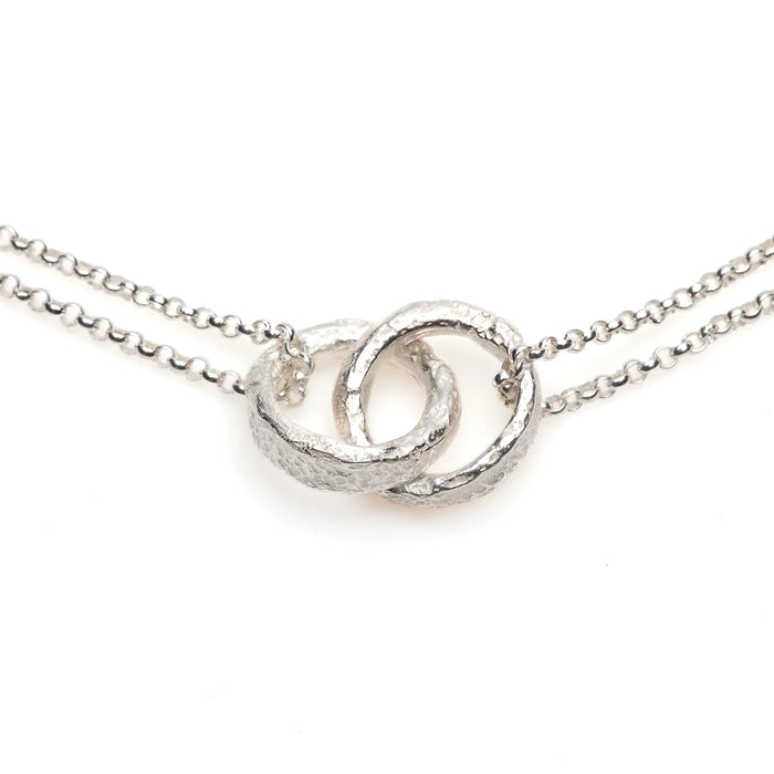 Nicky Round Link Necklace in Sterling Silver