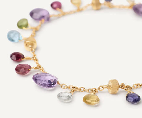 Paradise Mixed Gemstone Bracelet in Yellow Gold