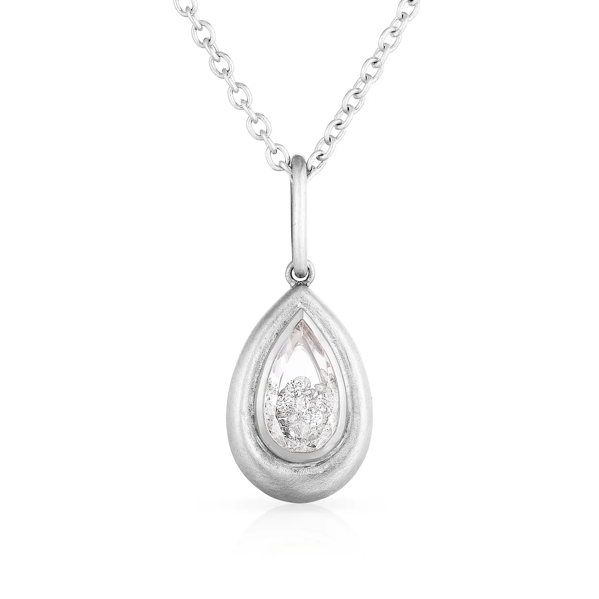 Pingo Pendant in White Gold