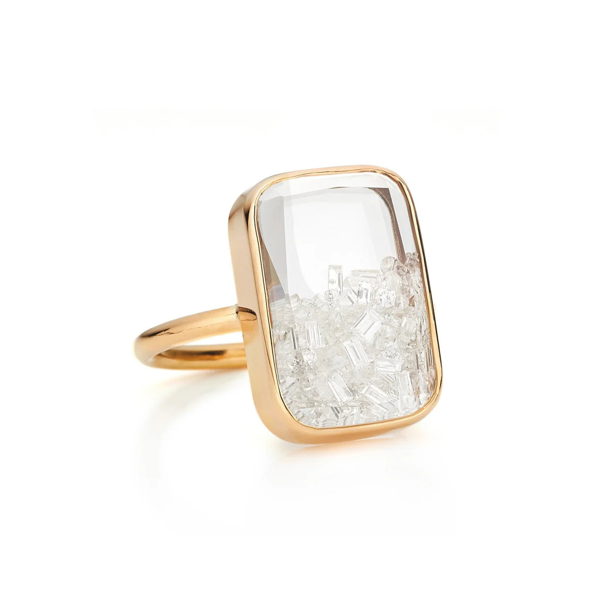 Ten Fourteen Ring in Yellow Gold