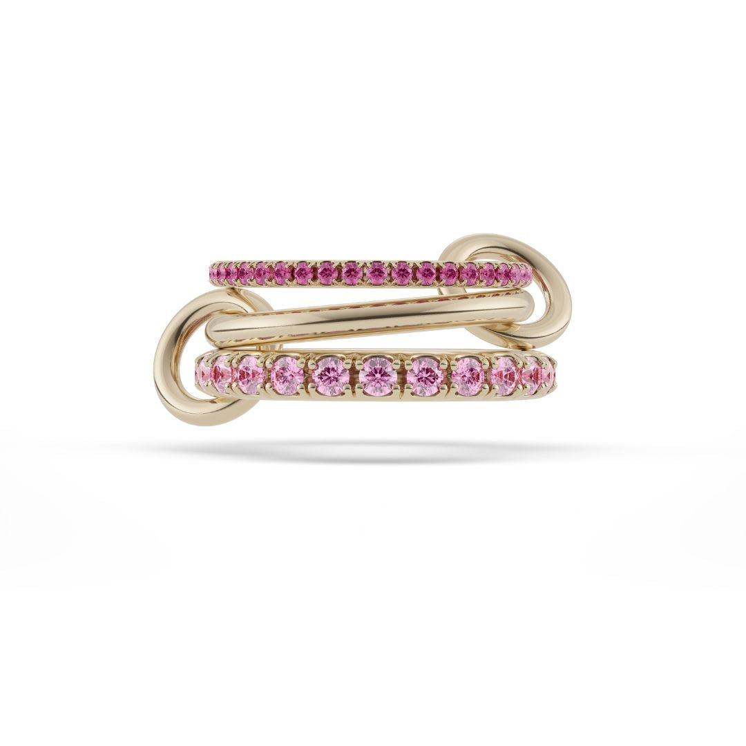 Norah Rose Stack in Yellow Gold