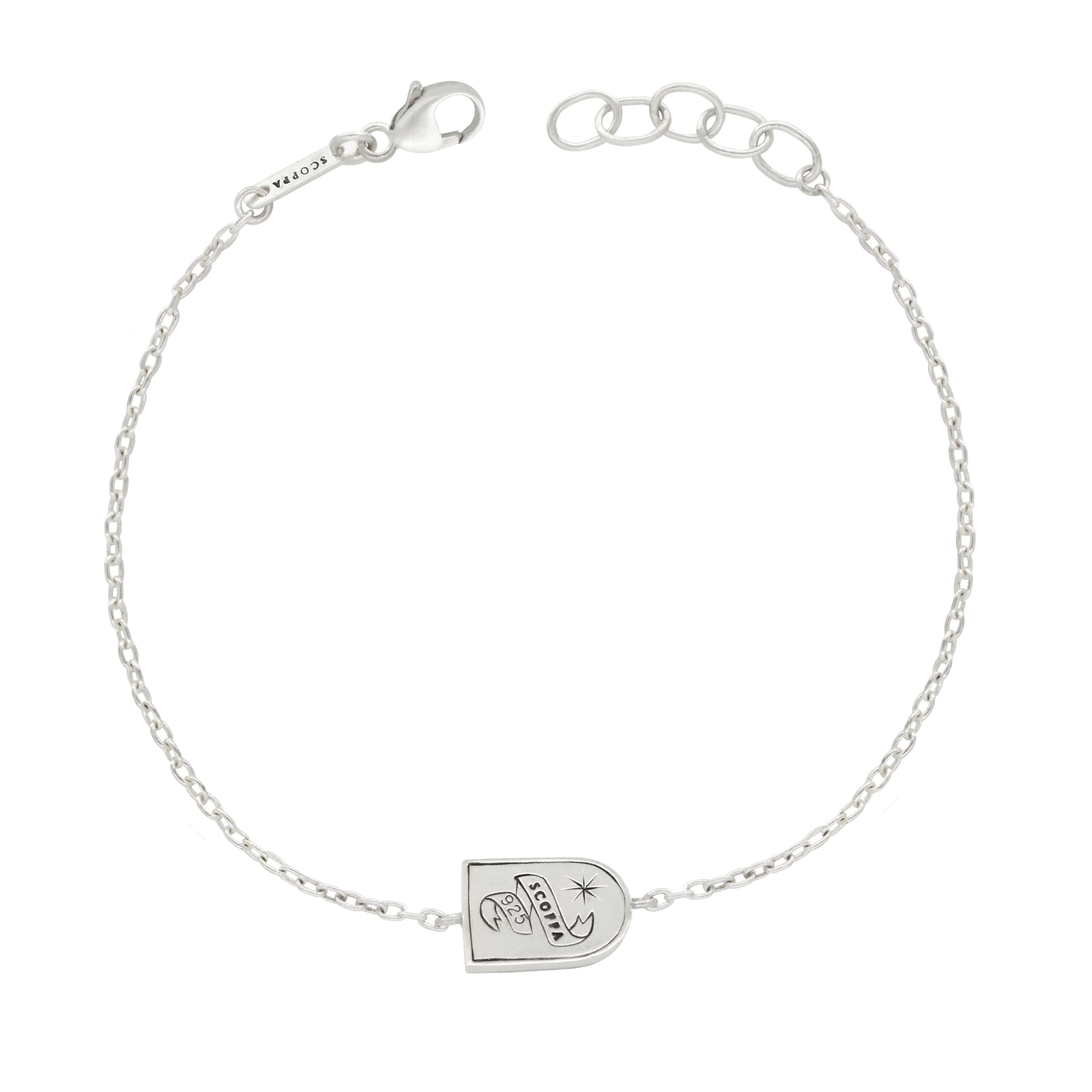 Mini Sundial Arch Bracelet in Sterling Silver