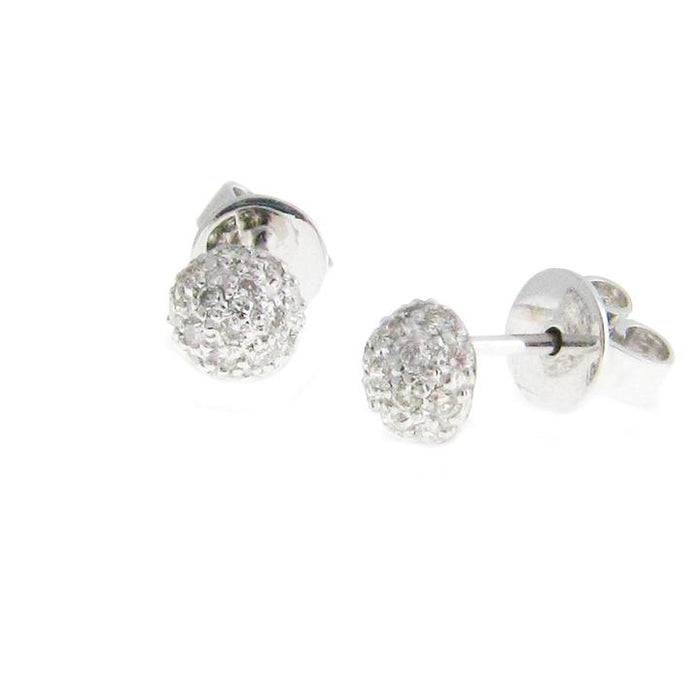 The Disco Earrings in White Gold