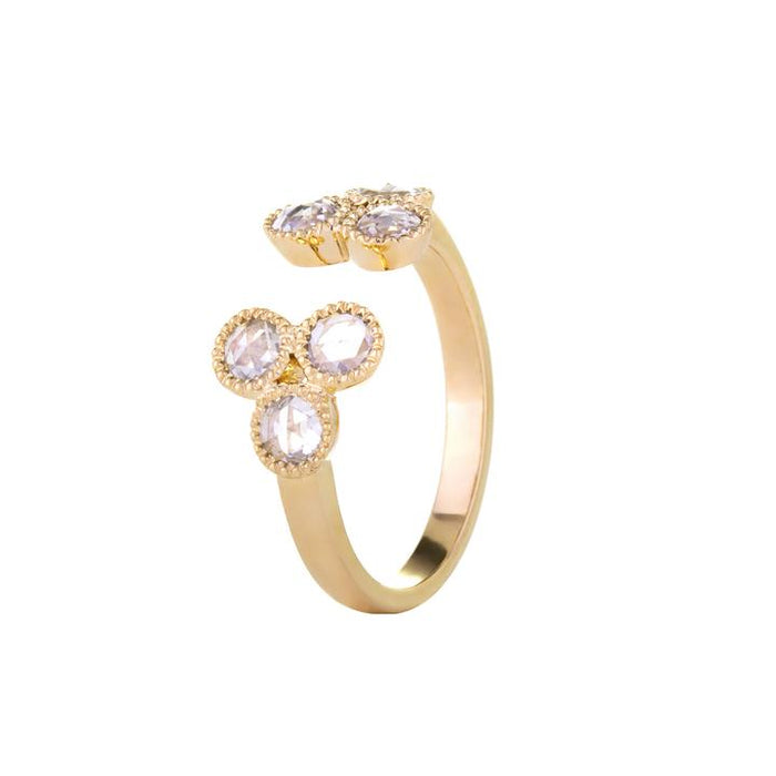 The Grace Diamond Ring in Yellow Gold