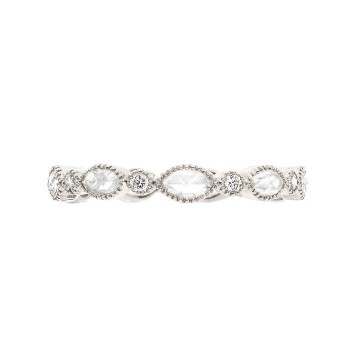 Amara Diamond Band in White Gold