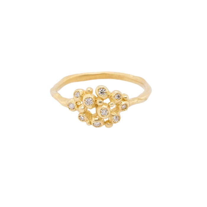 Branch Cluster Ring in Yellow Gold