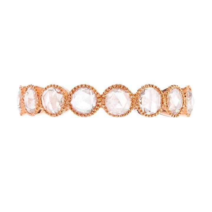 Grace Diamond Band in Rose Gold