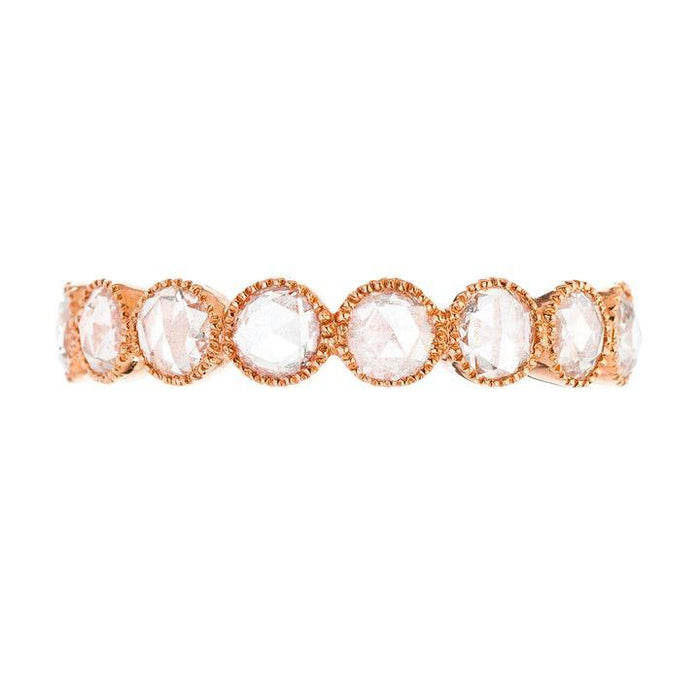 The Grace Diamond Band in Rose Gold