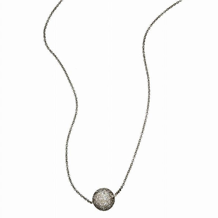 Diamond ball necklace in - Gem