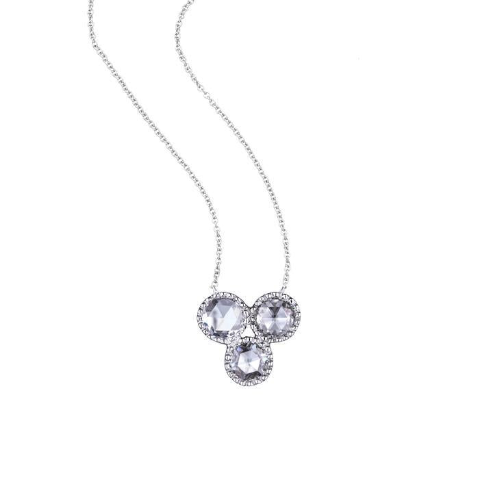 Grace Diamond Necklace in White Gold