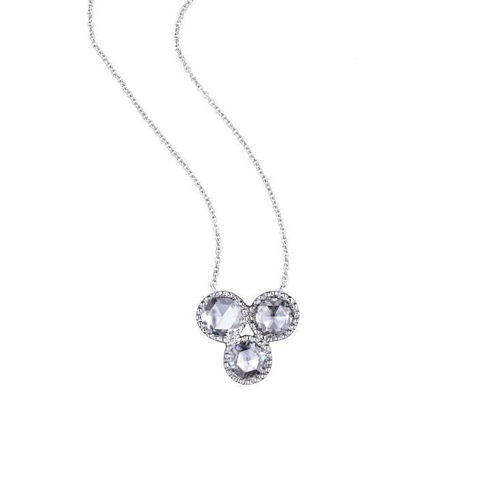 The Grace Diamond Necklace in White Gold