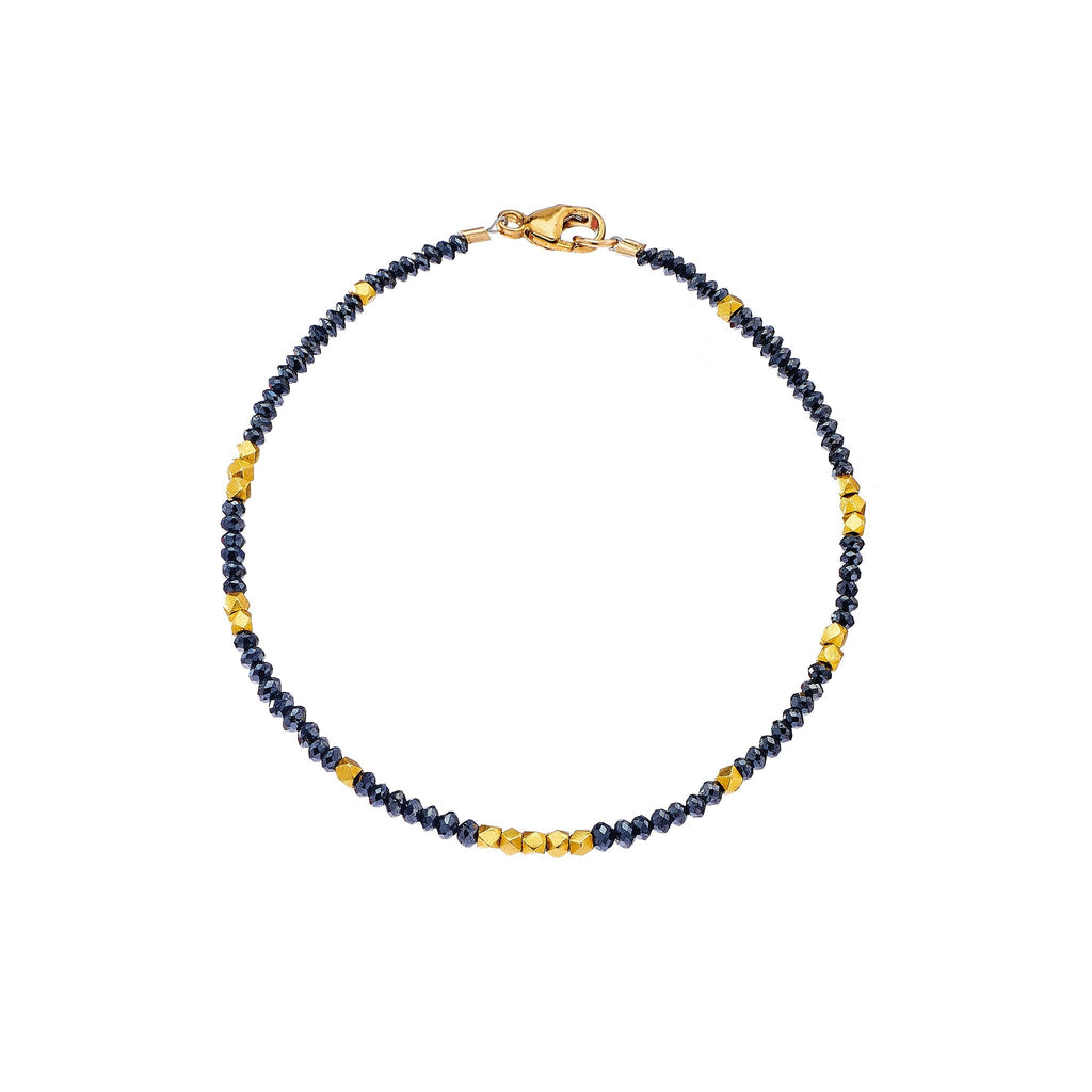 Noir Black Diamond and Gold Bracelet