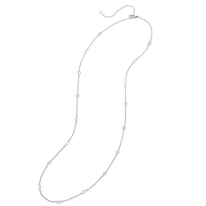 Cien Rosecut Diamond Chain in White Gold