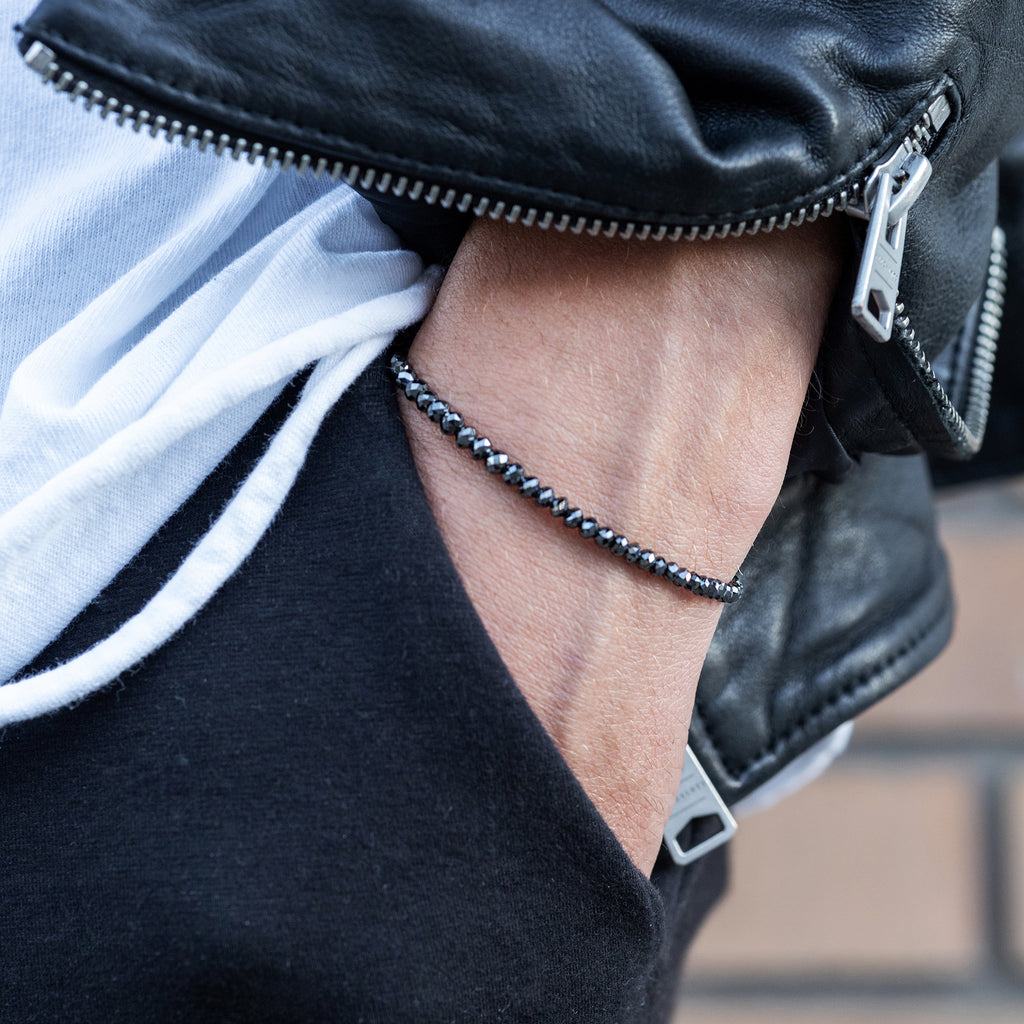 Noir Large Black Diamond Bracelet