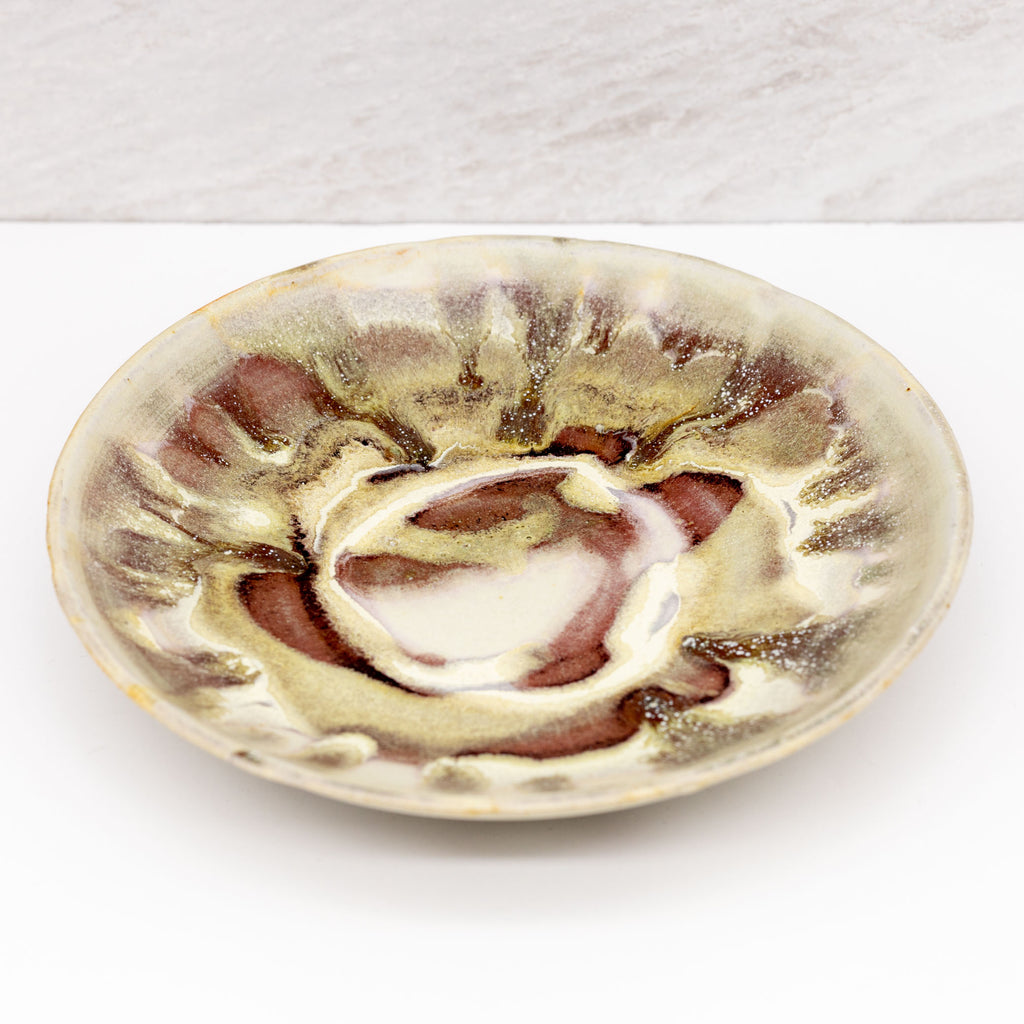 Red Shell Plate by Moot Pots