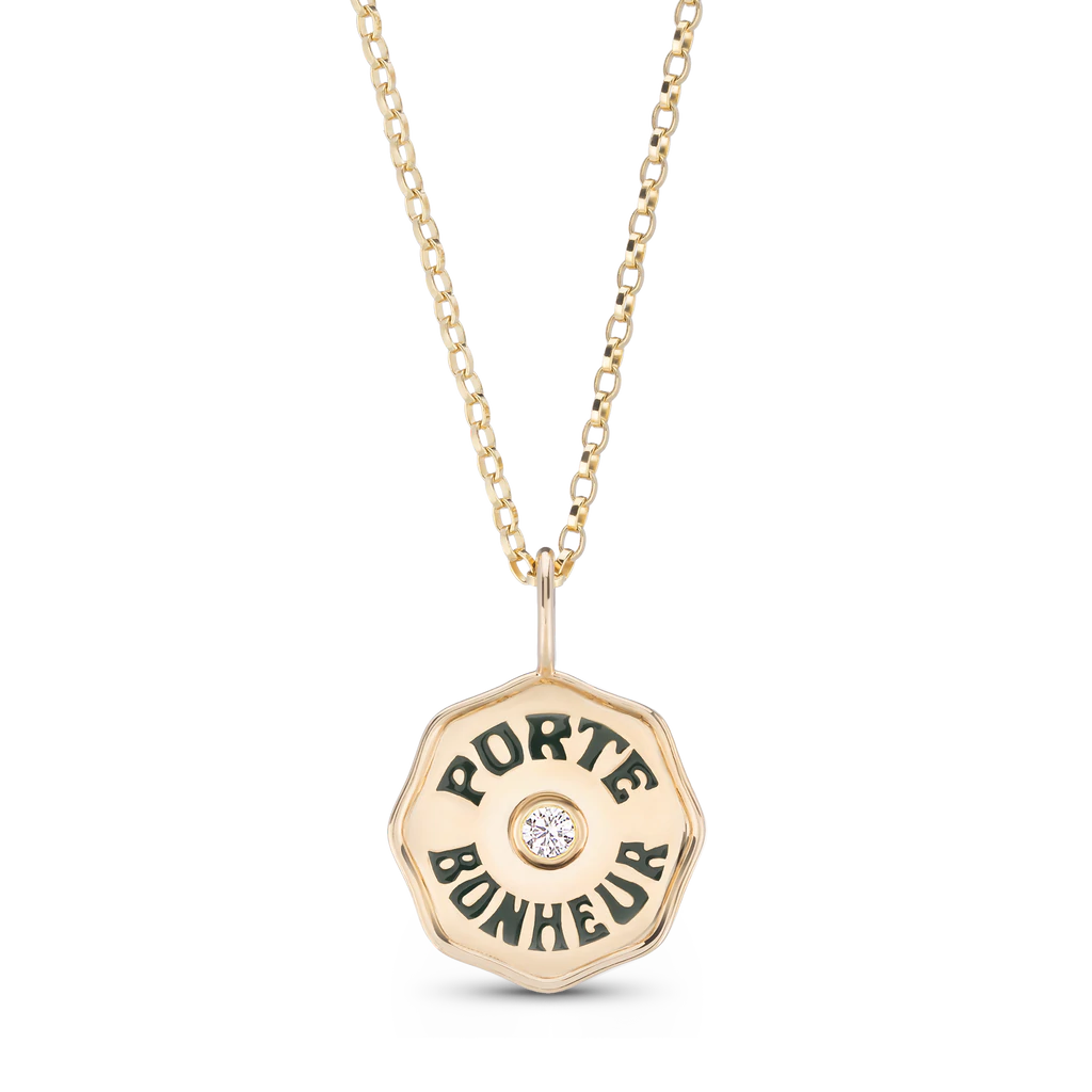 Mini Porte Bonheur Diamond in Yellow Gold