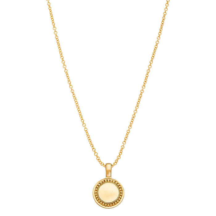 The P.S. Round Charm with Oval Link Chain