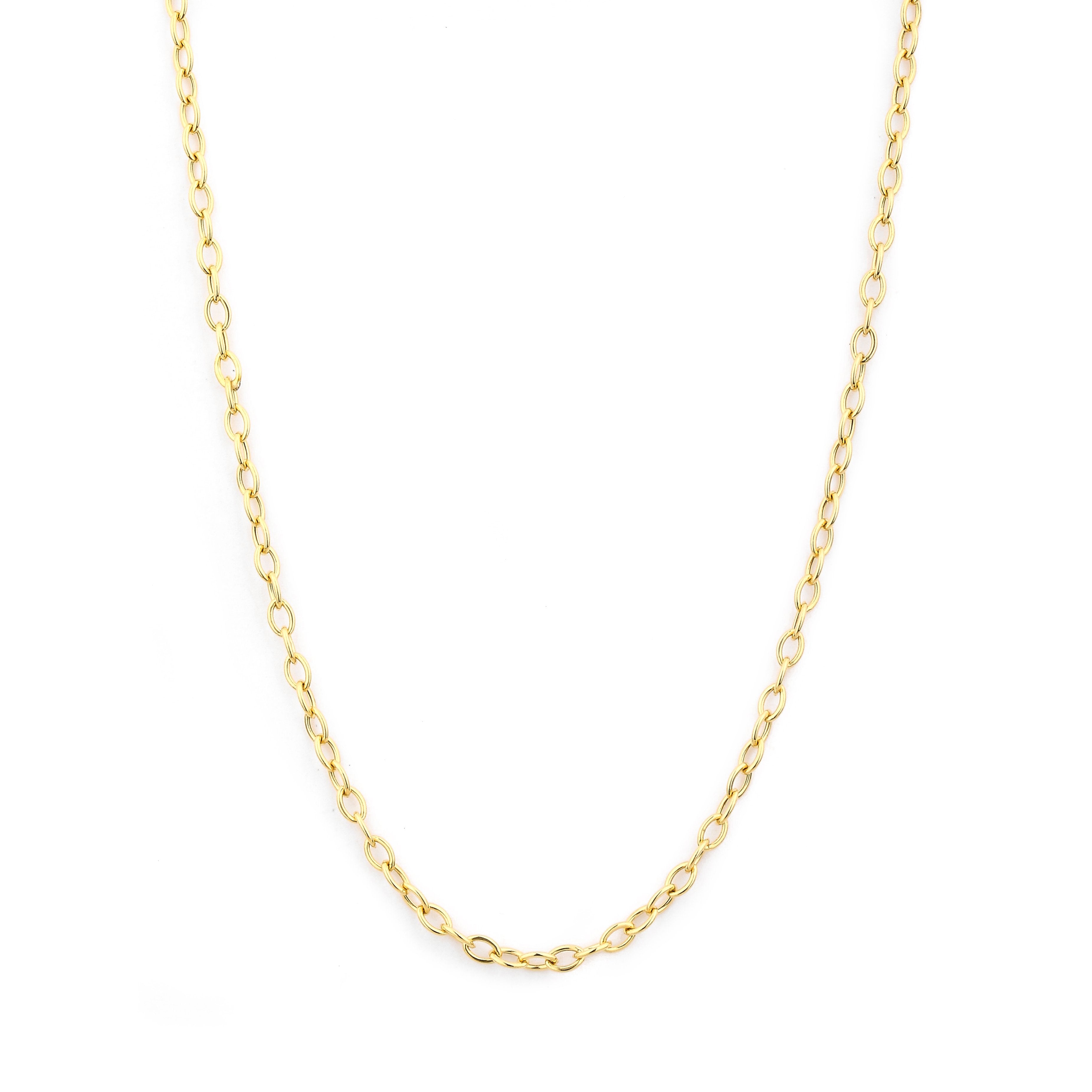 Small Link Chain in Yellow Gold