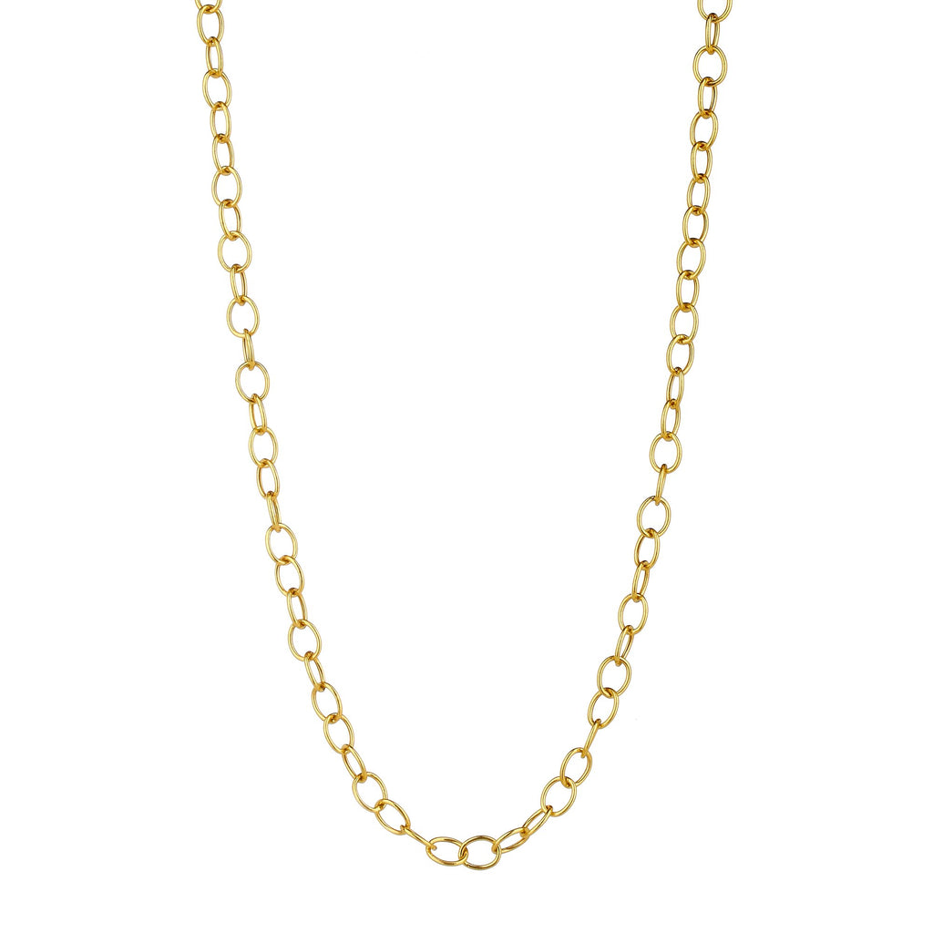 Medium Link Chain in Yellow Gold