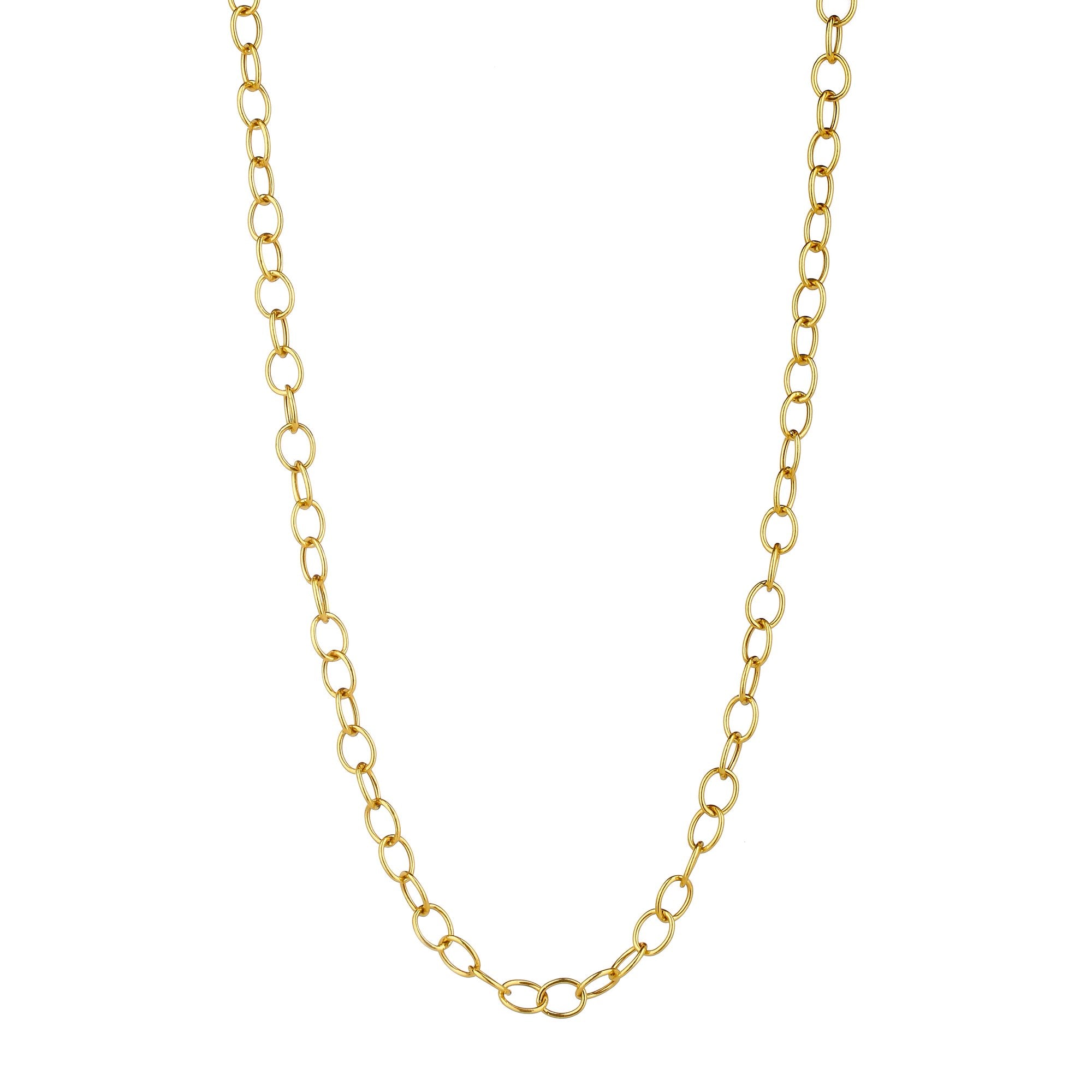 Medium Link Chain in Yellow Gold