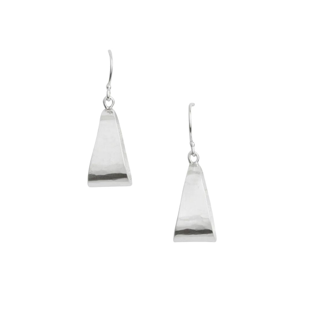 Belle Small Drop Earrings in Sterling silver